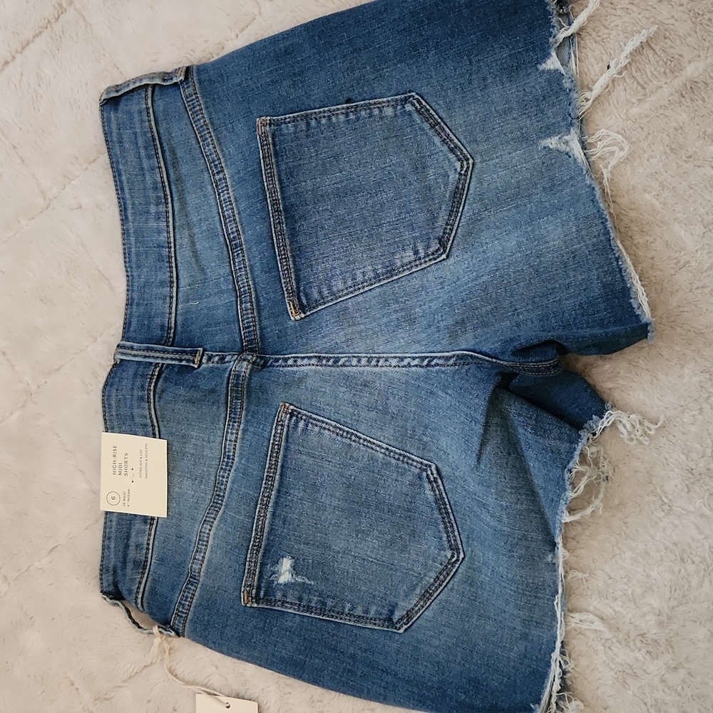 Universal Thread High Rise Midi Jean Shorts - Picture 2 of 5
